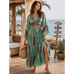 Compleu BOHO Green Blue