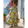 Rochie BOHO Dolce Vita cu margele si ciucuri