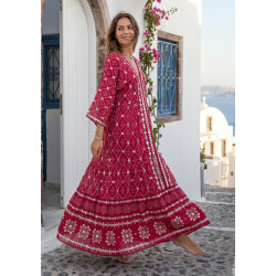 Rochie NOOR LONG Fucsia