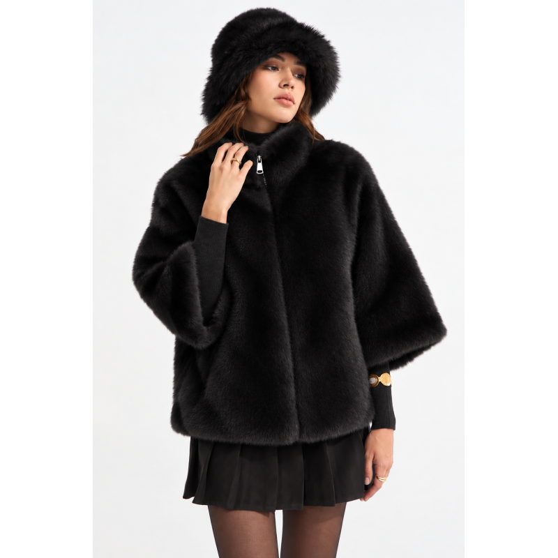 Haina ELEGANSIA capa blana artificiala black