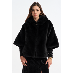 Haina capa blana artificiala Black