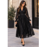 ROCHIE BELLA NEAGRA CU DANTELA