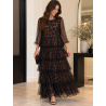 Rochie Animal Print cu Voal