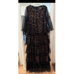 Rochie Animal Print cu Voal