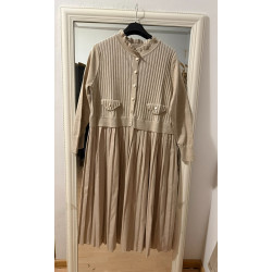 copy of Rochie Mirelle Beige cu Negru