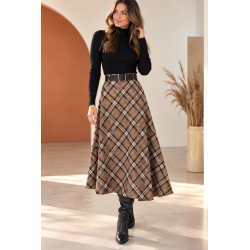 Fusta in cloche in carouri berry