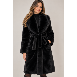 copy of Haina din blana artificiala fluffy foxy cu gluga