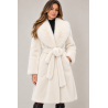 Haina din blana artificiala Elegancia Long White