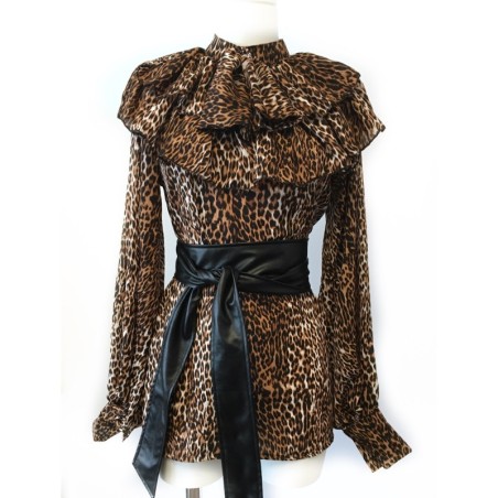 Camasa voal animal print