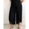 Pantaloni wrap black