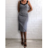 Rochie bodycon cu patratele