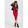 Rochie cu nasturi de sidef