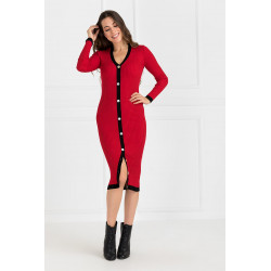 Rochie cu nasturi de sidef
