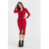 Rochie cu nasturi de sidef