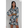 Rochie silky animal print