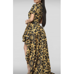Rochie glam  black and white calitatea A