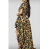 Rochie glam  black and white calitatea A