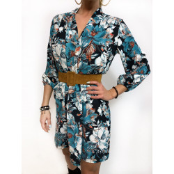 Rochie silky animal print