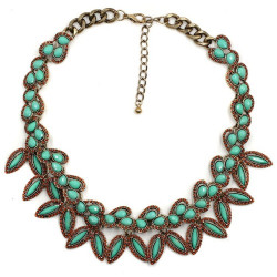 Colier elegant leafs