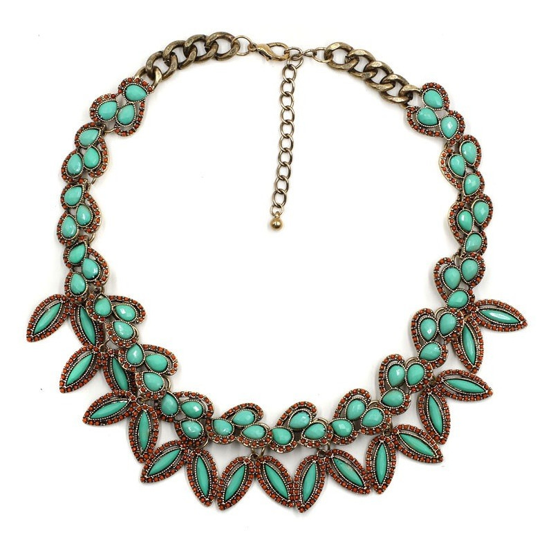 Colier elegant leafs