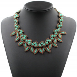 Colier elegant leafs