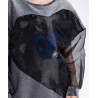 Bluza funky cu organza la maneci