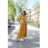 Rochie camasa maxi galbena